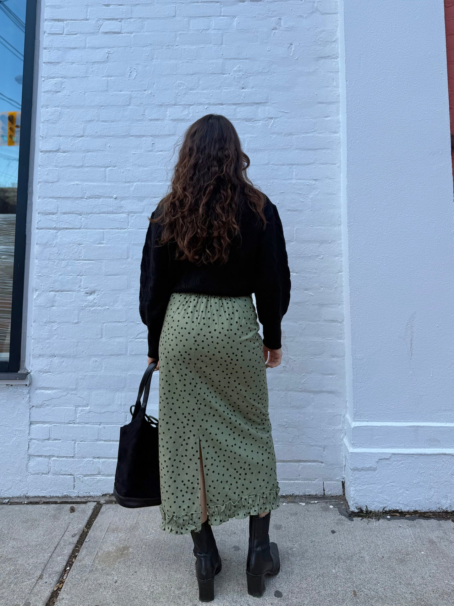 DIA Polkadot maxi skirt