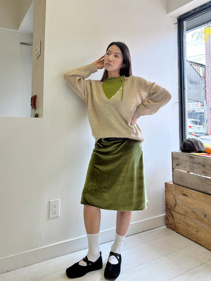 AGATHA Wool V-neckline sweater