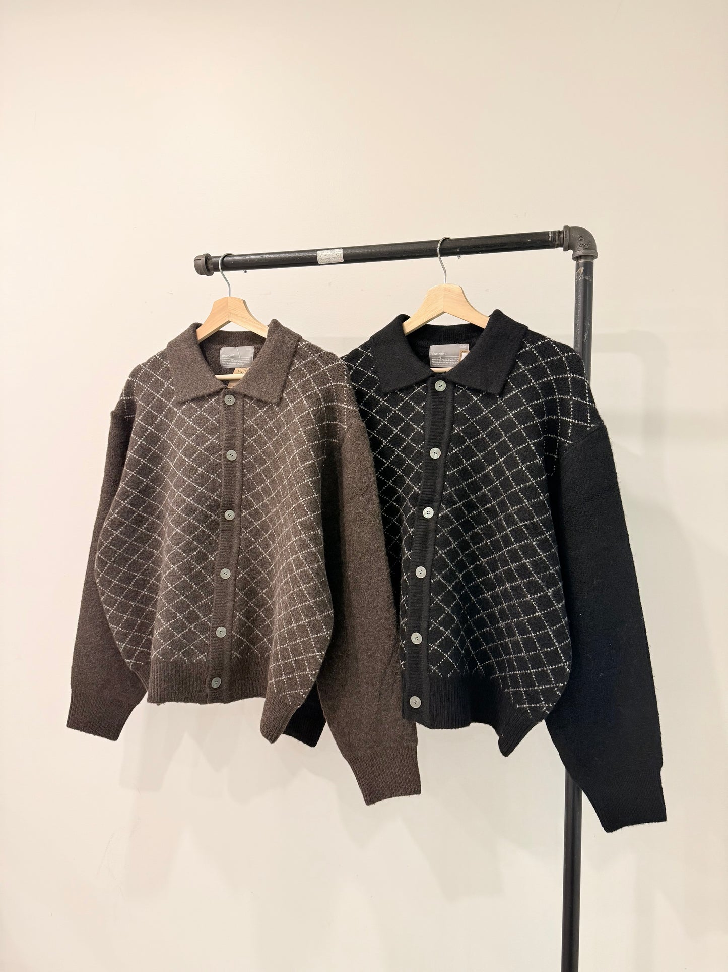 STOLEN Grid cardigan