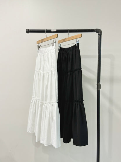RESSY Maxi tiered skirt