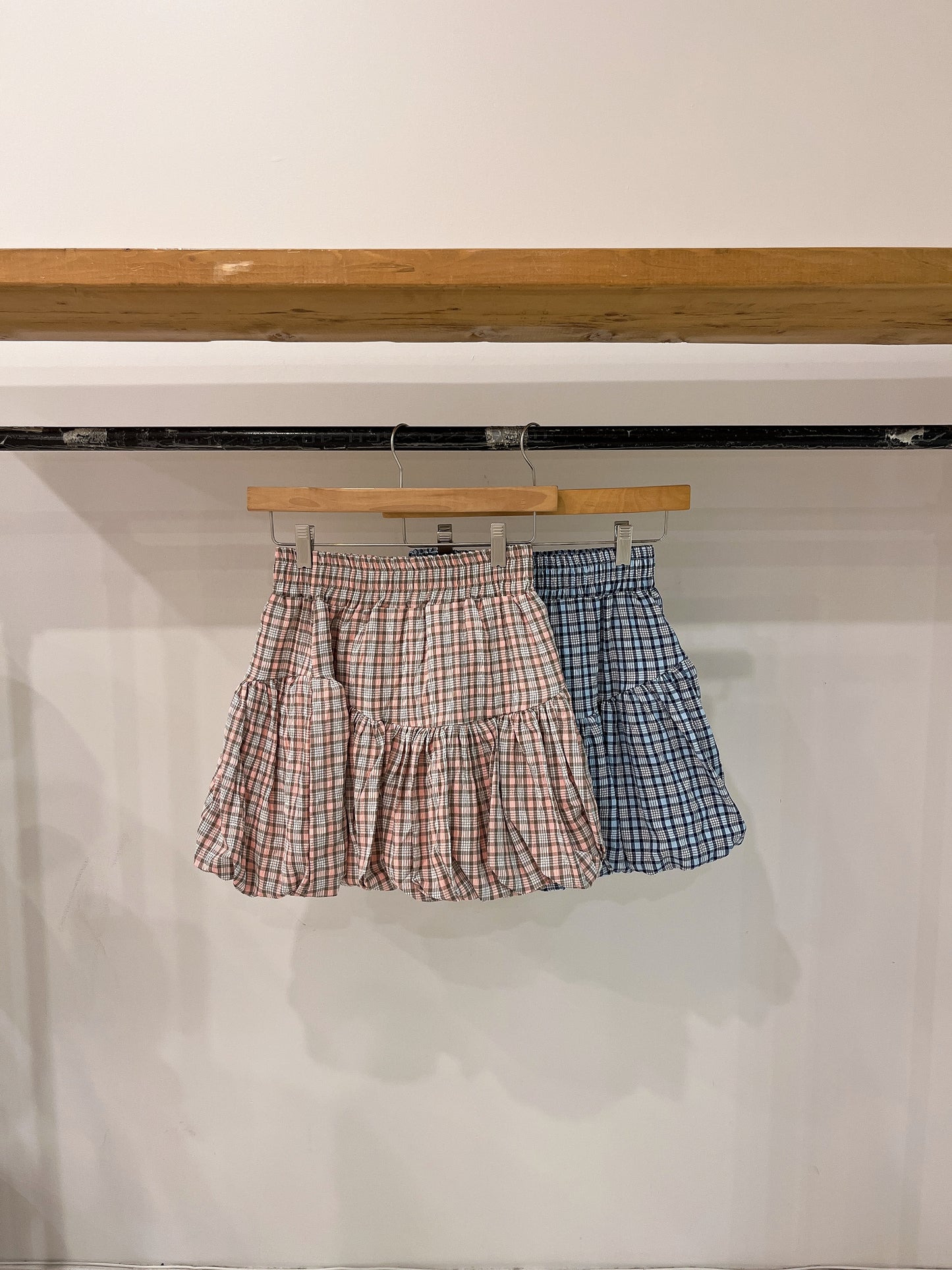 HAZEL Plaid balloon skirt