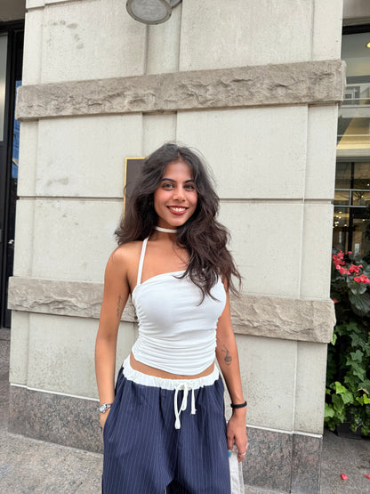 ARI Ribbed halter top