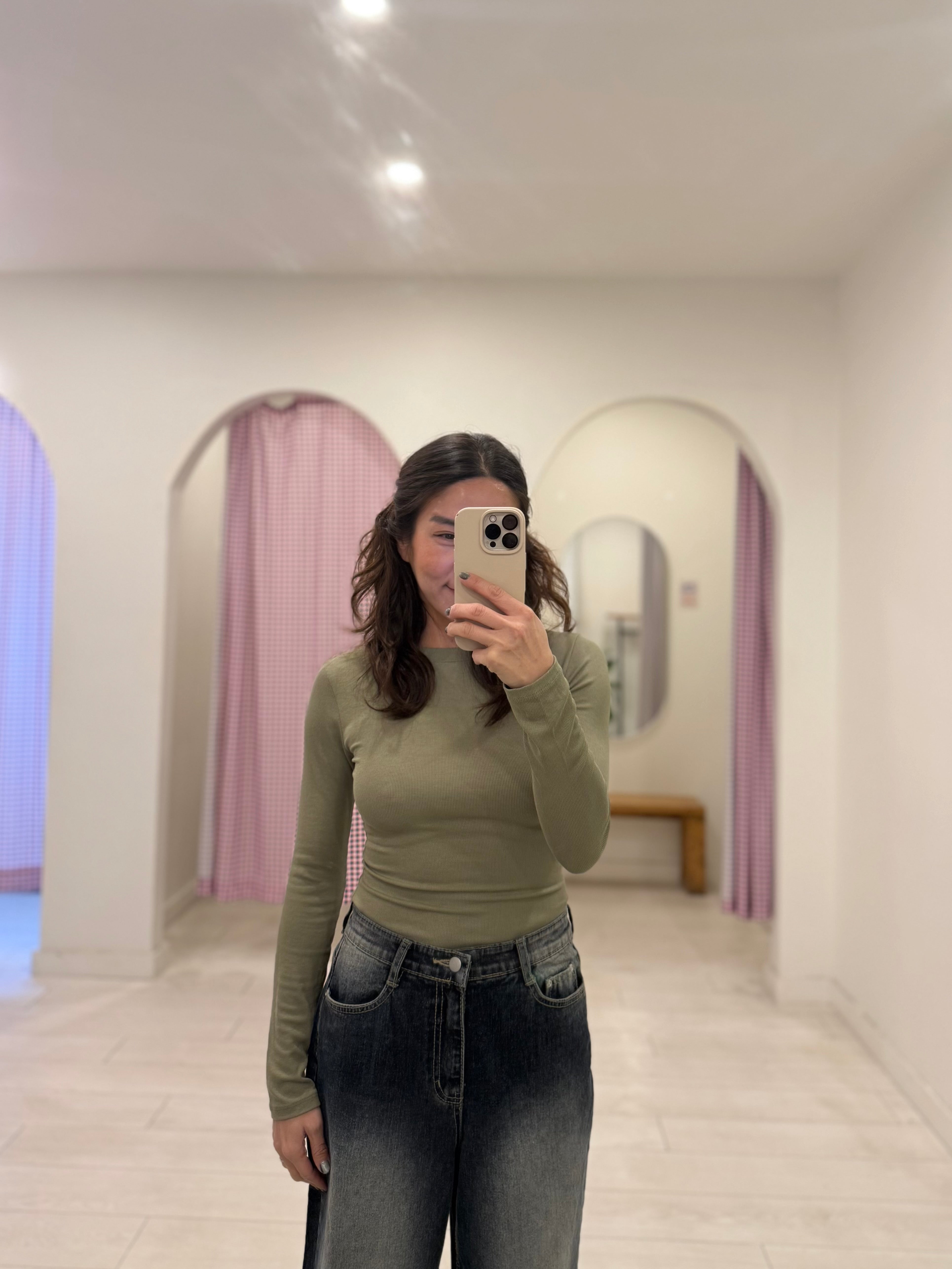 Tovio The Rapper TOVIO Ribbed basic long sleeve top – Durumi