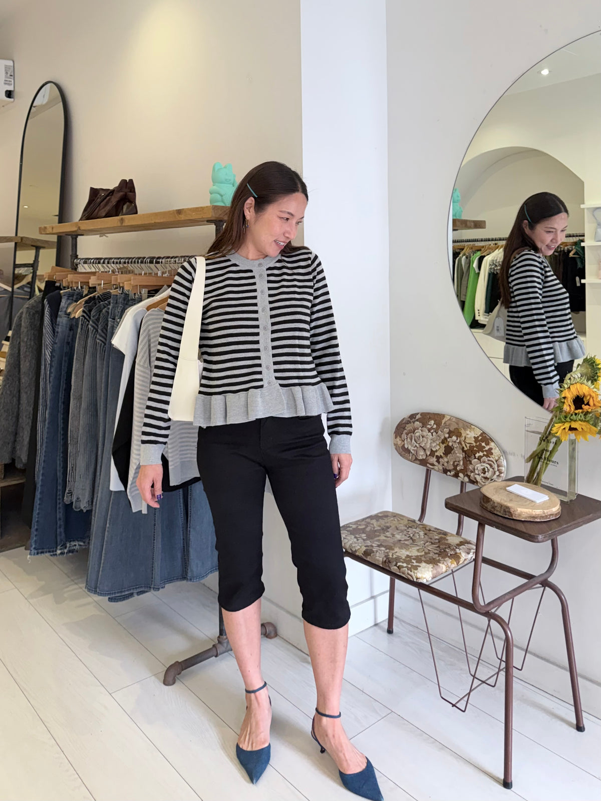 ANNIE Frill cardigan