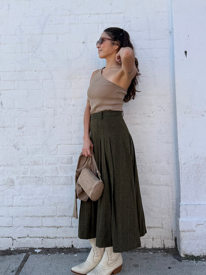 KEY Tiny suede bag