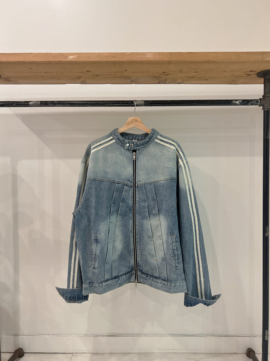 PULL Denim biker jacket