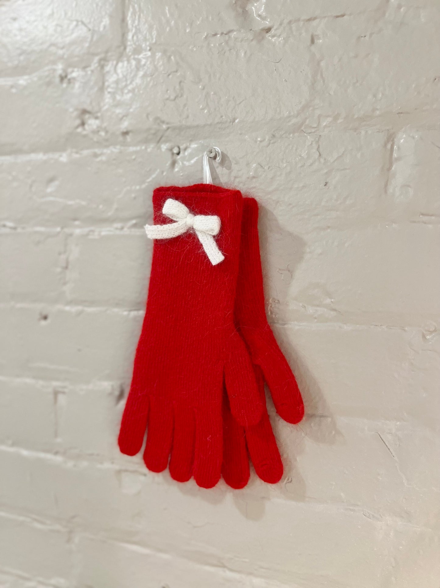 BETTA Bow angora gloves