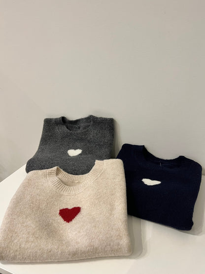 SARANG Heart knit top