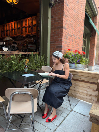 ELODIE Shirred maxi dress