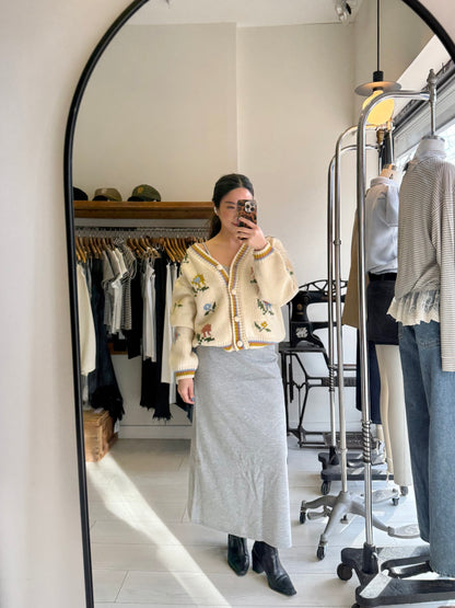 TOPIO Flower cardigan