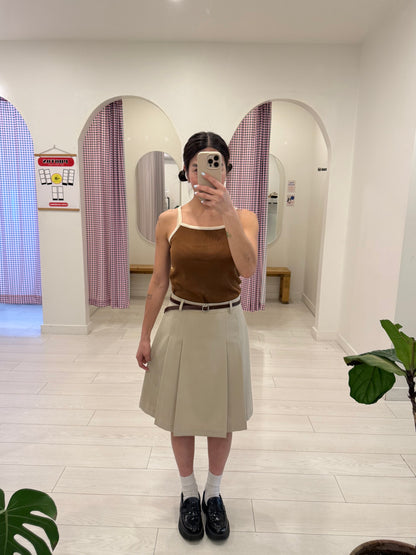 HEENA Pleated midi skirt