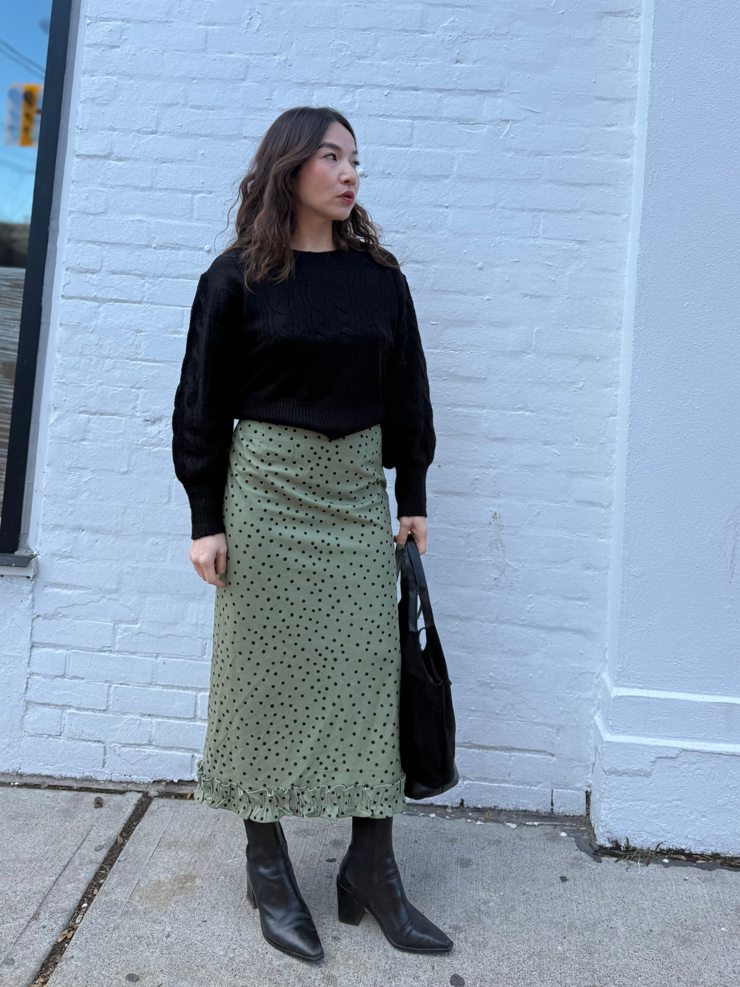 DIA Polkadot maxi skirt