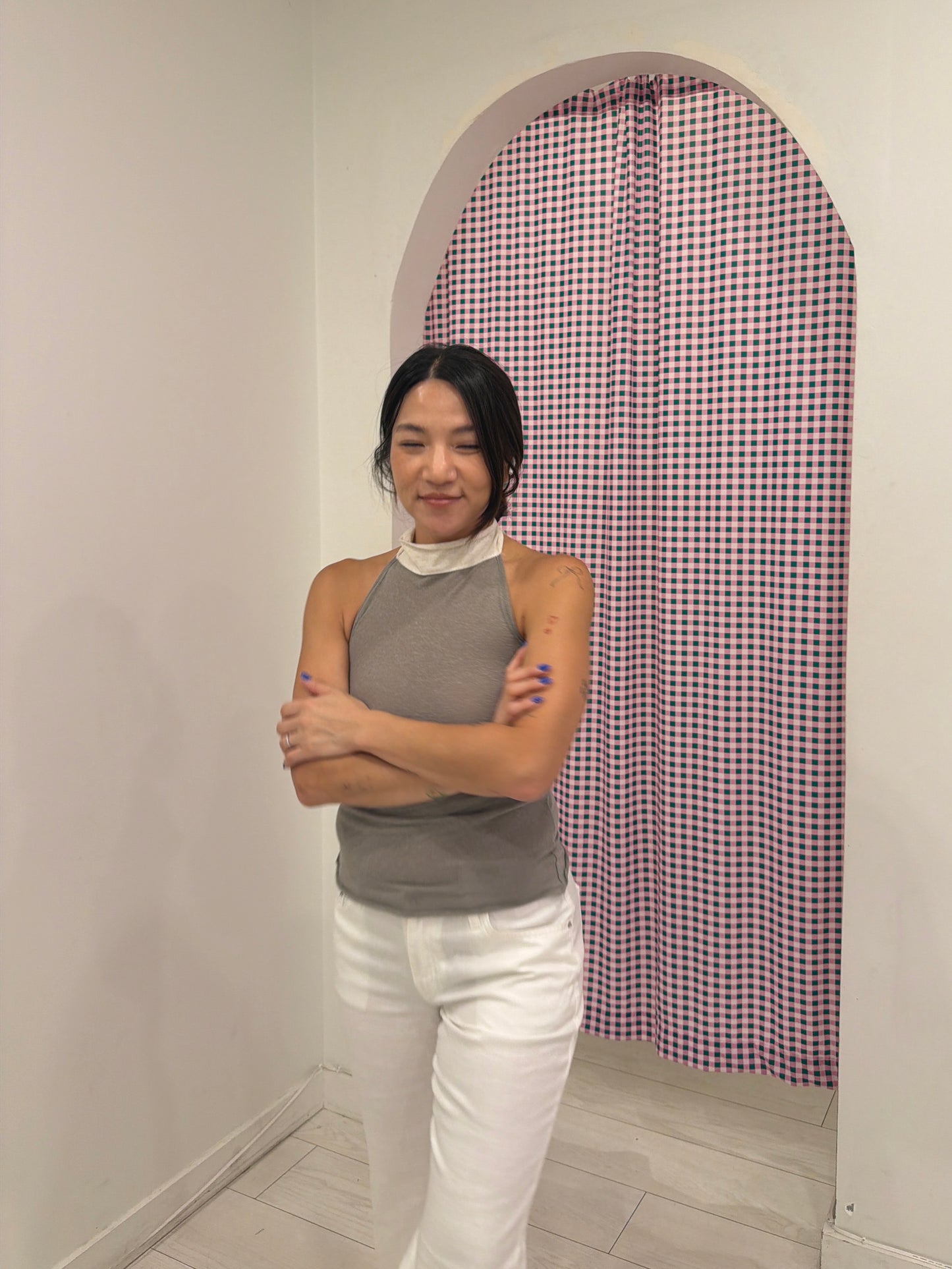 JUNIPER Linen halter