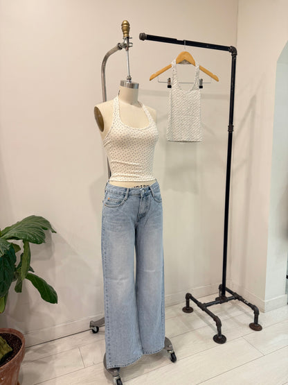 REACH Floral halter top