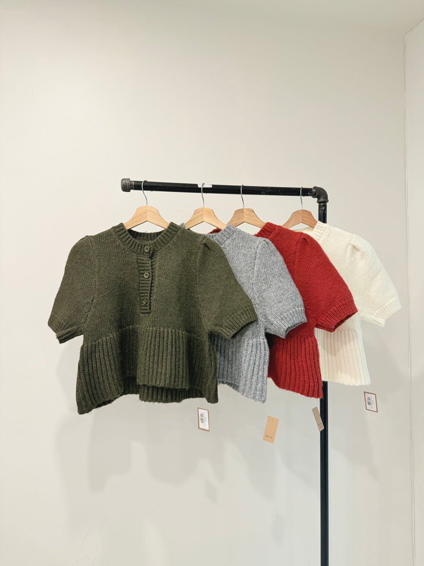 LEX Knit peplum top
