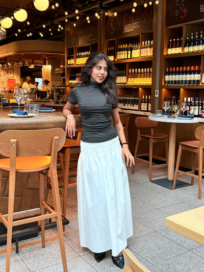 AXIS Smocked maxi skirt