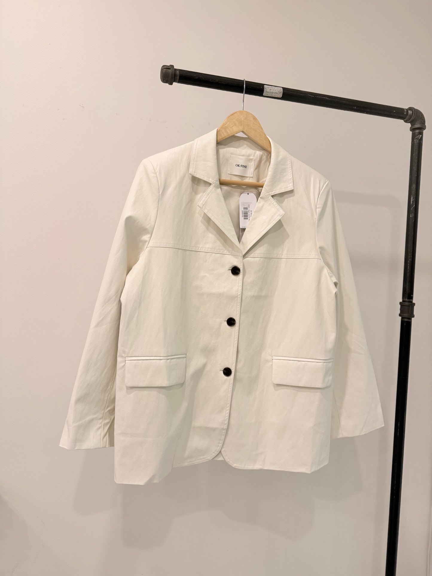 KOOL Vegan leather blazer