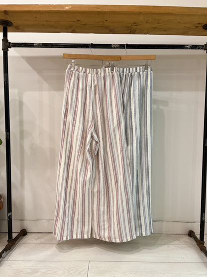 GEBO Stripe linen pants