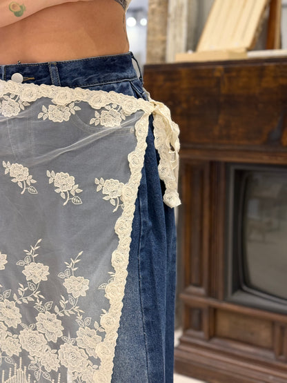 OLIVIA Lace wrap skirt
