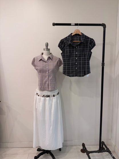 ODILE Gingham blouse