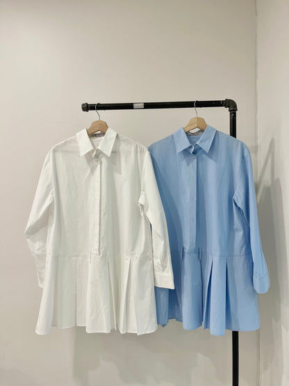 JOSIE Pleated shirtdress
