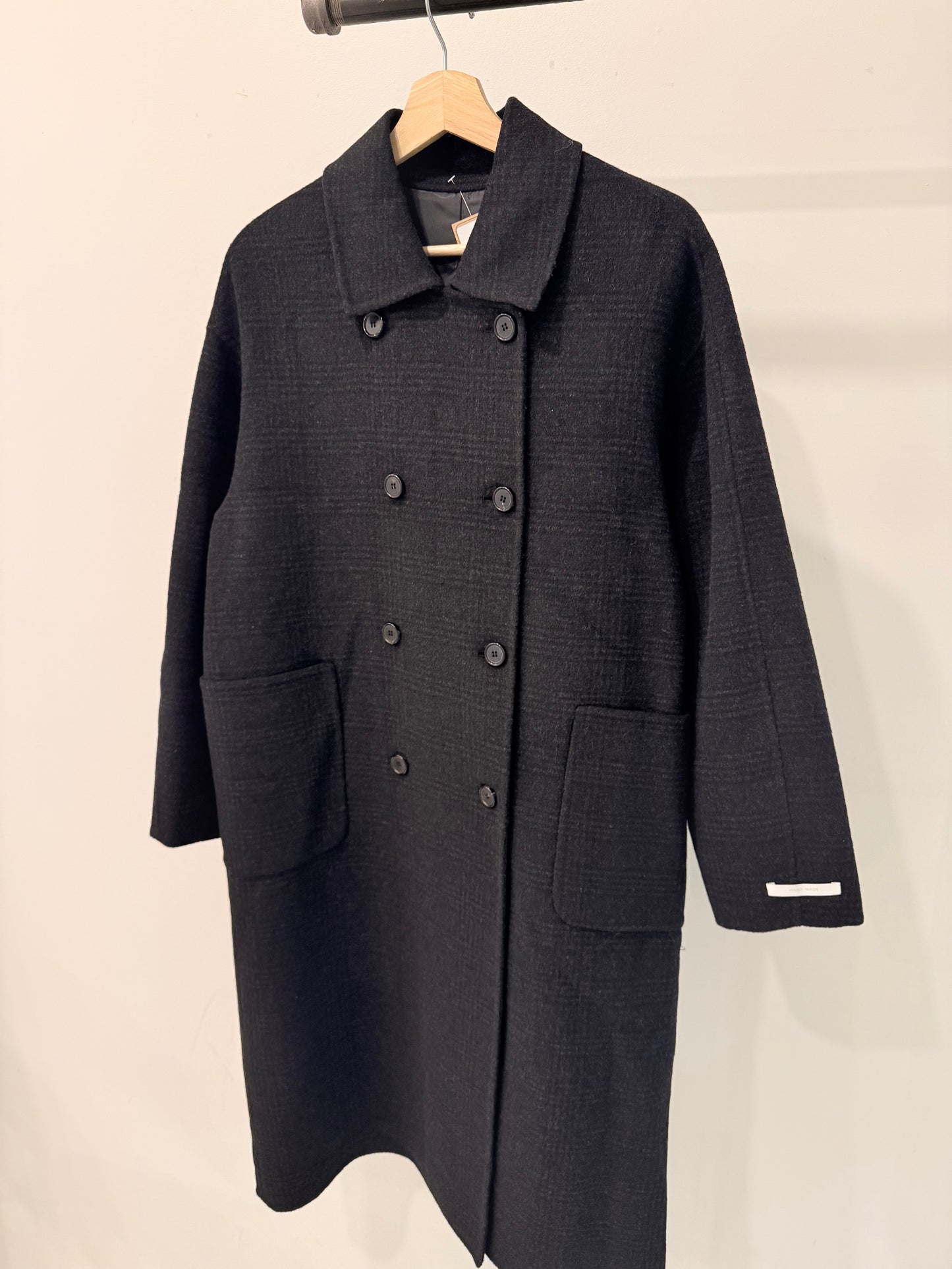 HILDA Plaid wool coat