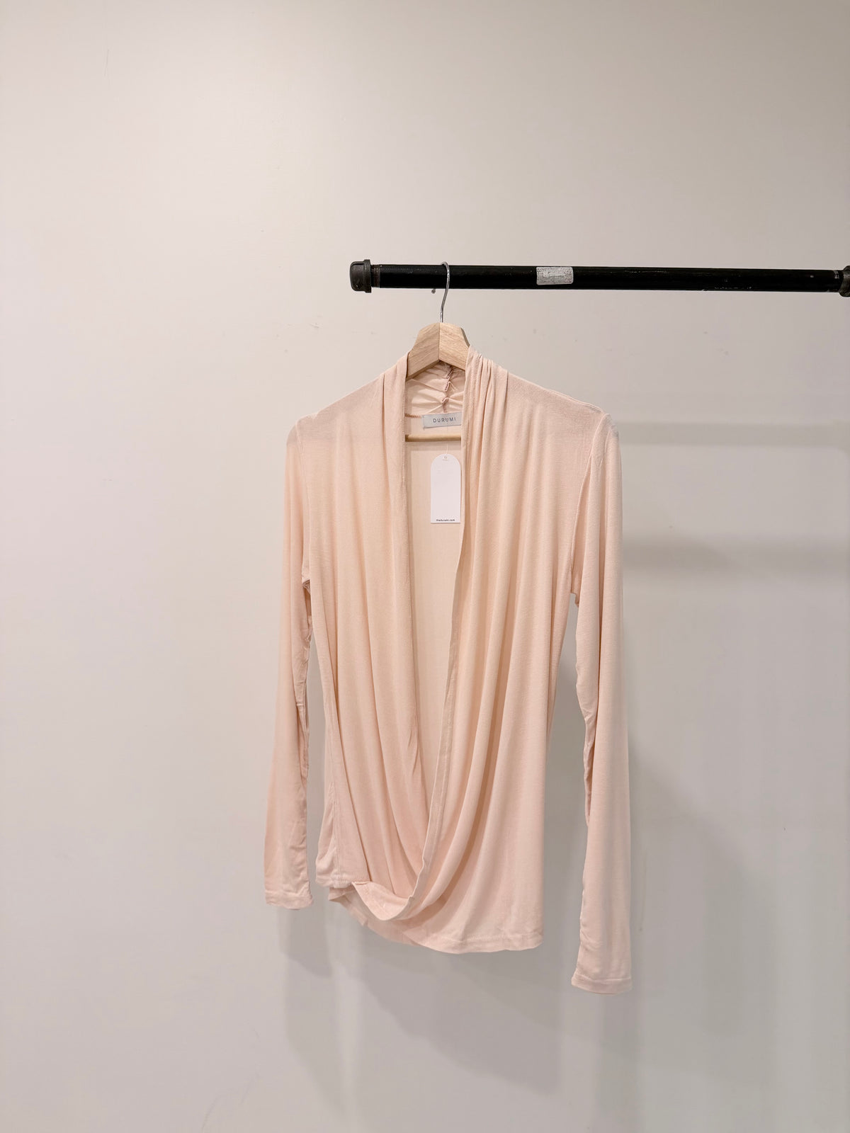BRIDIE Drape wrap top
