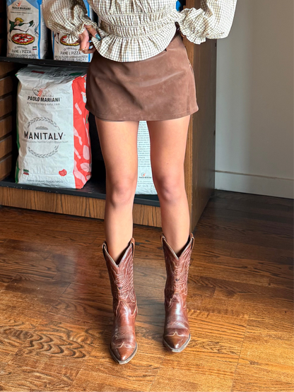LOVE Micro split skirt
