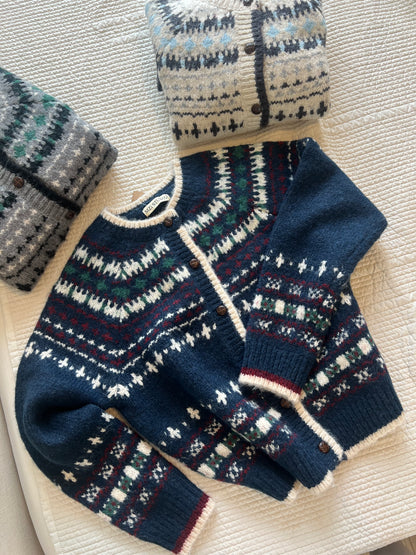 CLAIRE Fair isle cardigan