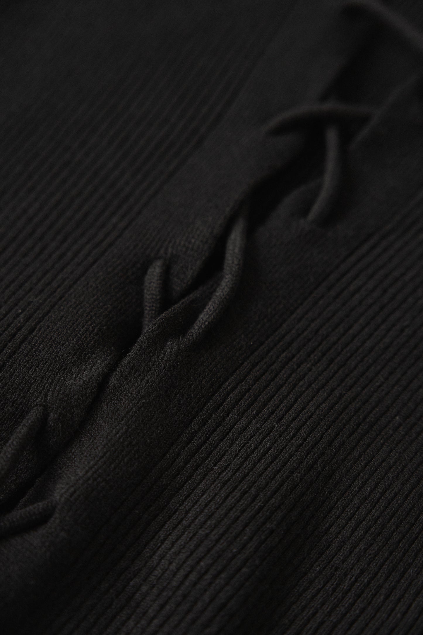 RACK Lace-up knit top