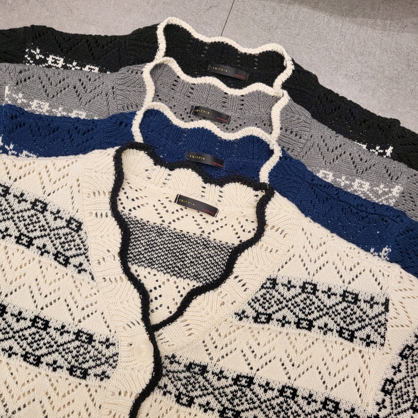 COZY  Printed cardigan