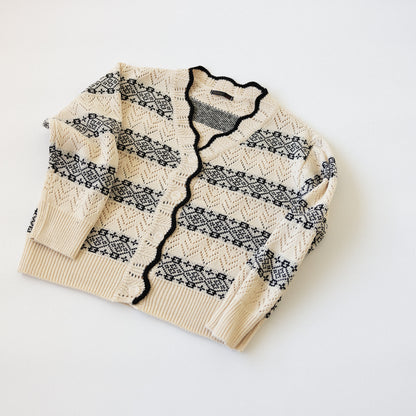COZY  Printed cardigan