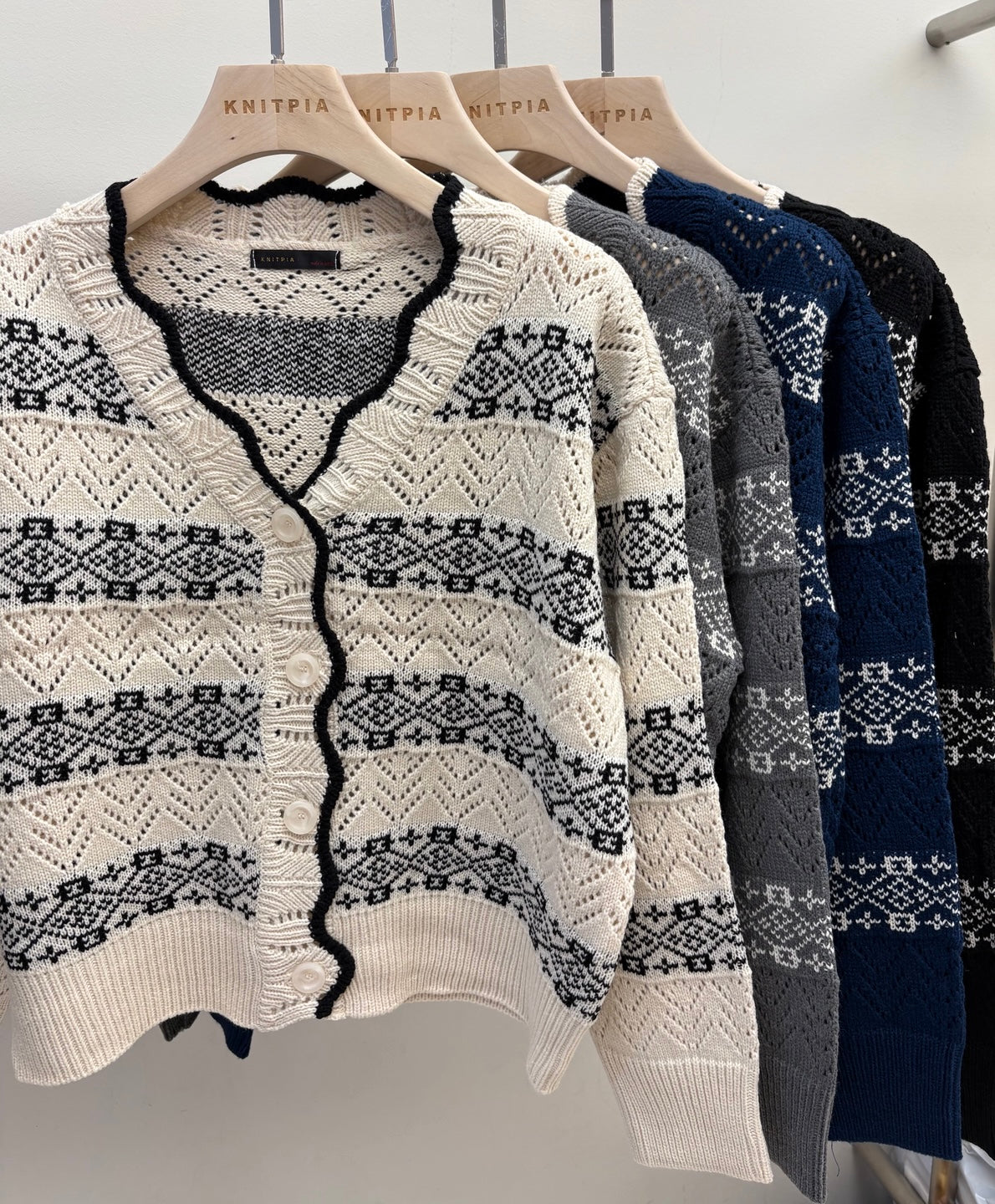 COZY  Printed cardigan