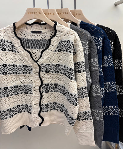 COZY  Printed cardigan