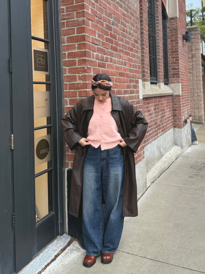 MAYBE Vegan leather coat