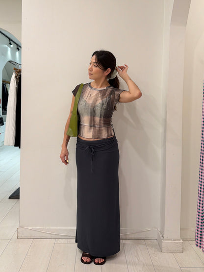 NAOMI Fold-over skirt