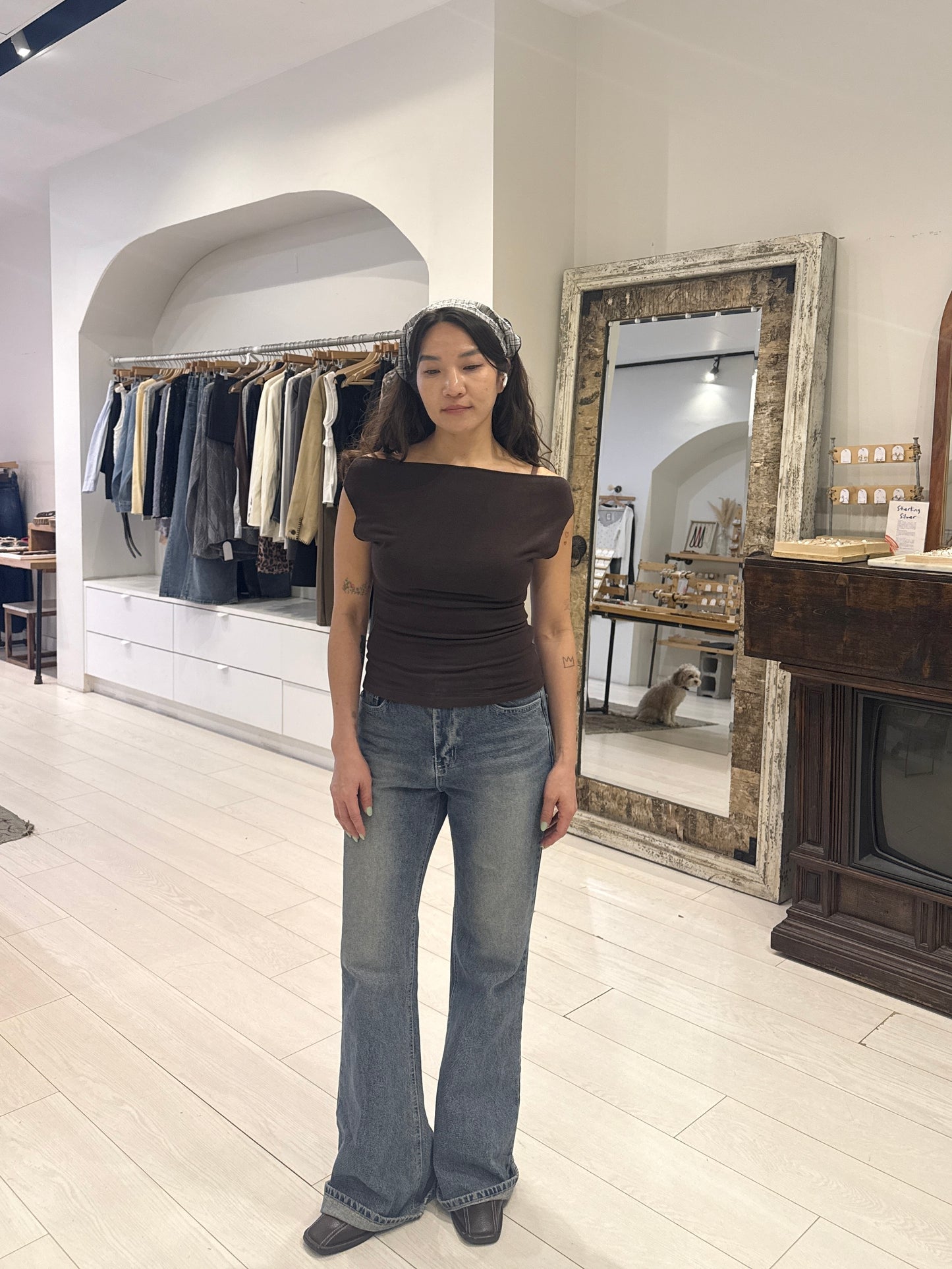 WELL Off shoulder top