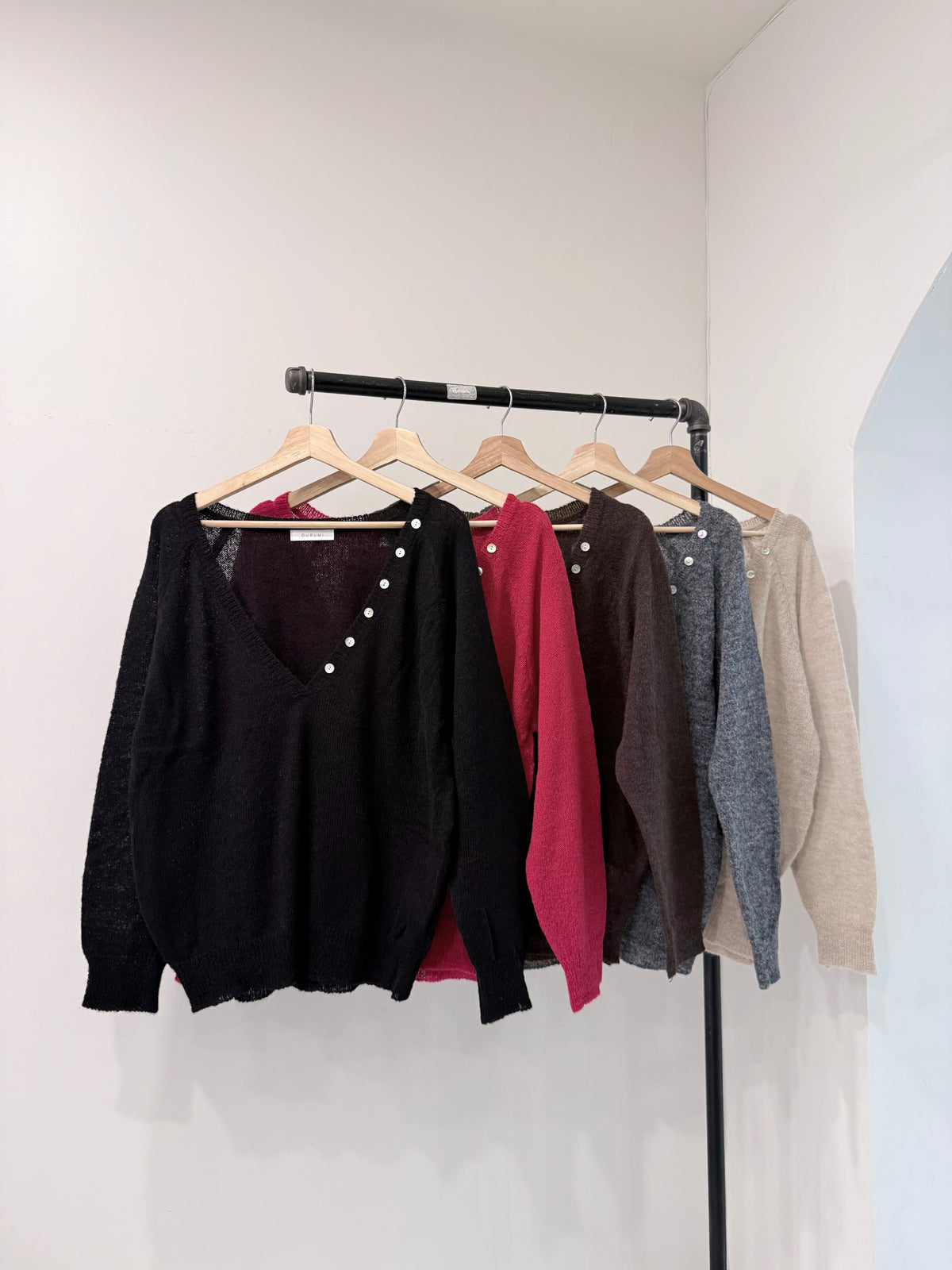 AGATHA Wool V-neckline sweater