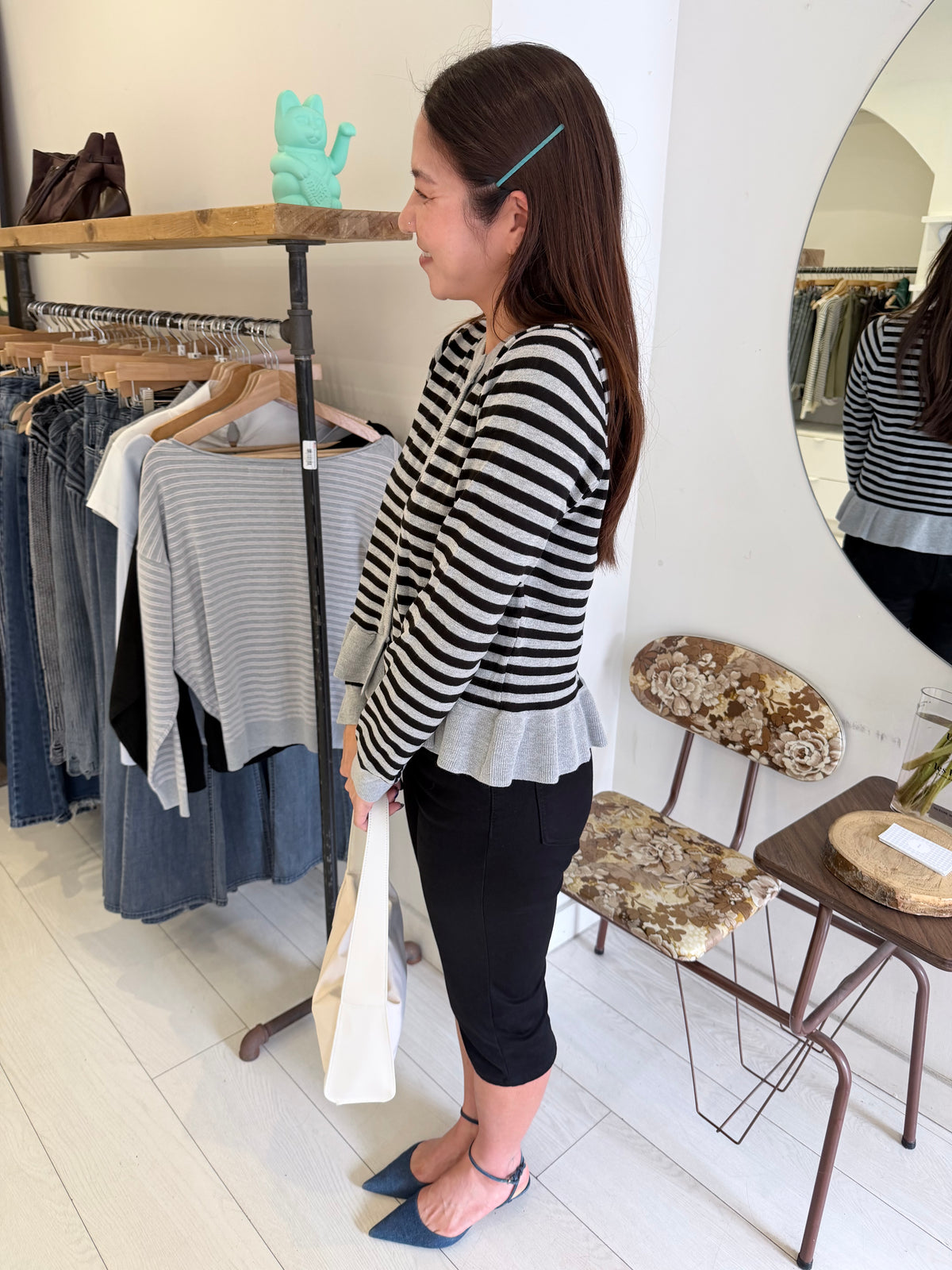 ANNIE Frill cardigan