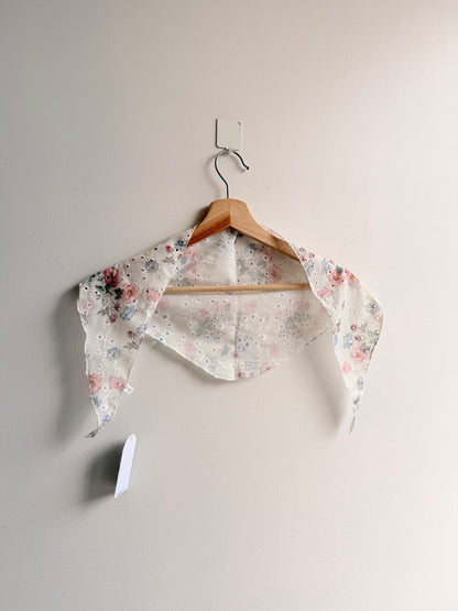 JIN Embroidery mini scarf