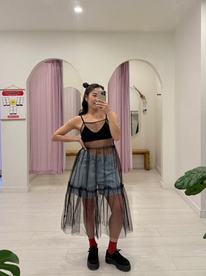 KAYA Sheer mesh dress