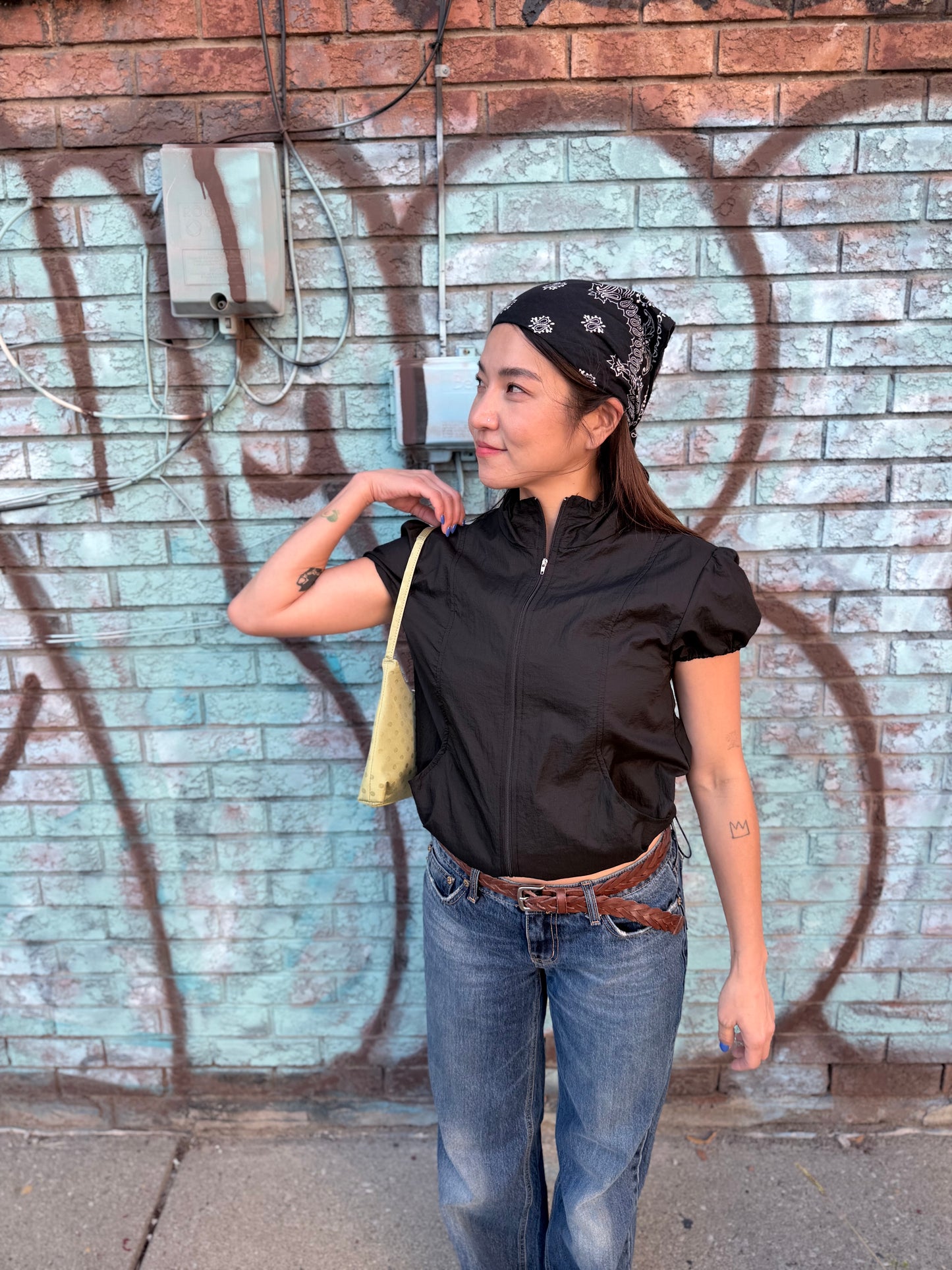 INGRID Cropped windbreaker