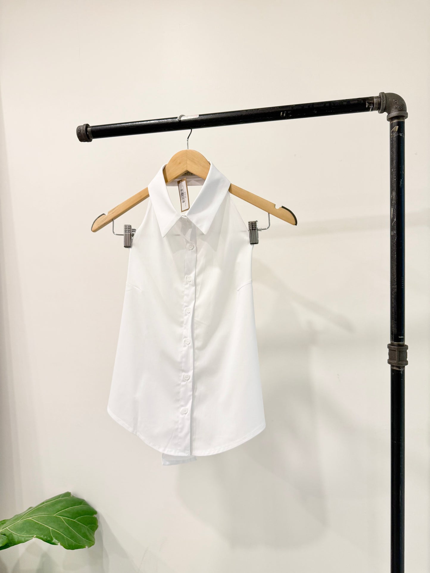 DASHA Backless halter shirt