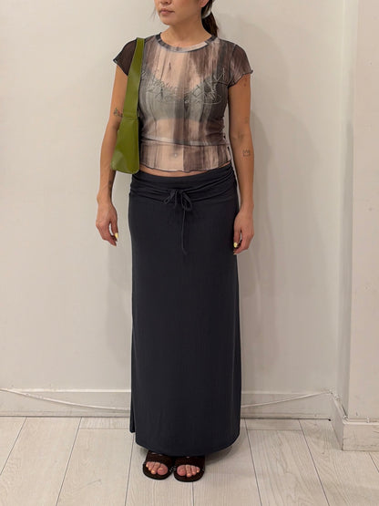 NAOMI Fold-over skirt