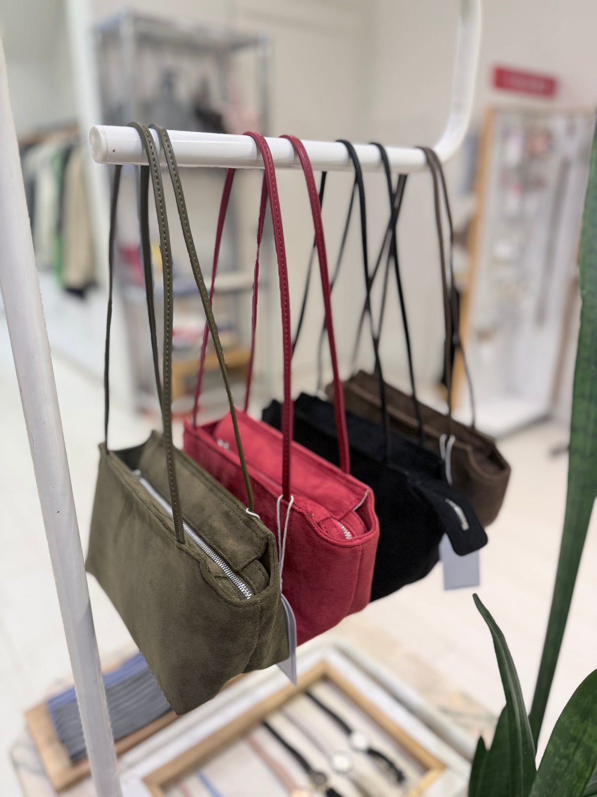 SUKI Suede bag