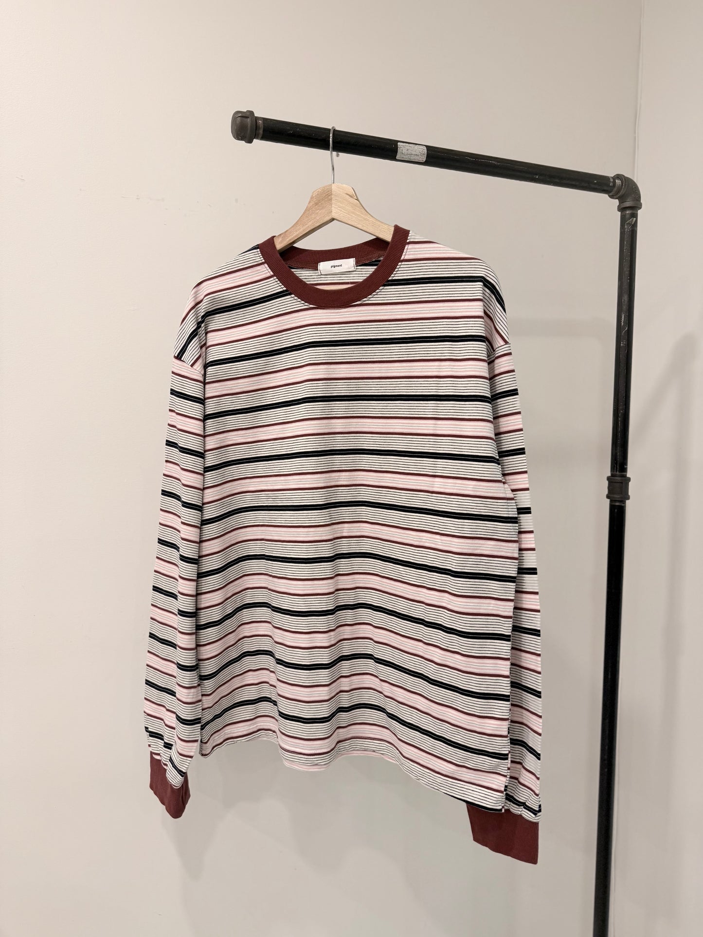 SOLAR Striped long sleeve tee