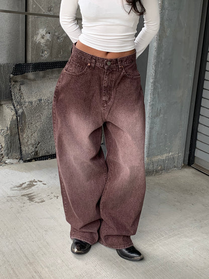 FIRE Stripe textured jeans