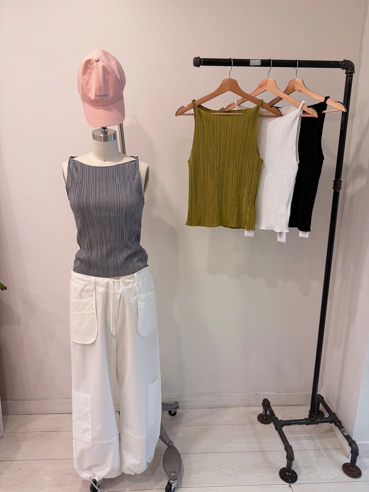 HARRIET Pleated tank