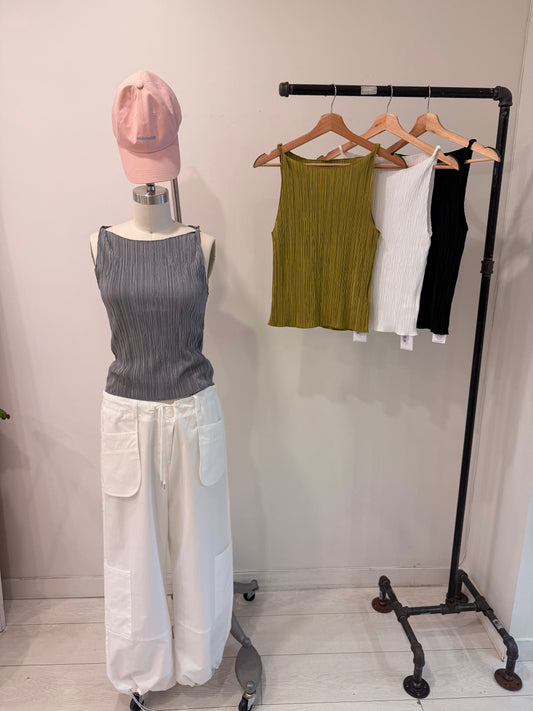 HARRIET Pleated tank