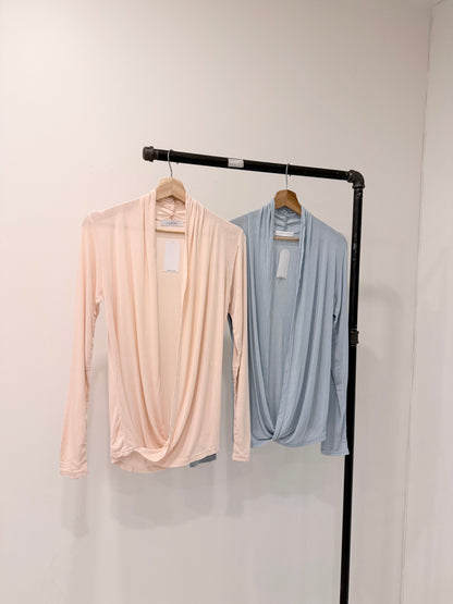 BRIDIE Drape wrap top